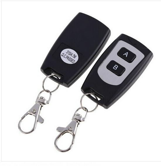 Waterproof 2-Button Remote Control Transmitter with Learning Code - EV1527 Chip