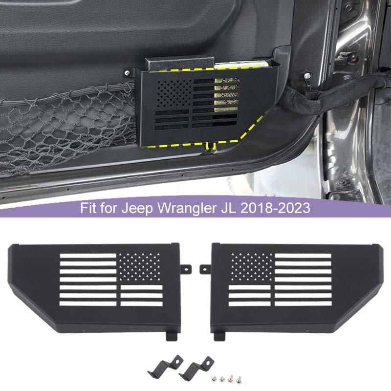 Органайзер для кармана передней двери, контейнер для хранения, аксессуары для организации и порядка, для Jeep Wrangler JL, JT Gladiator 2018-2023