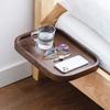 Нескользящая бамбуковая прикроватная полка с подстаканником, небольшой прикроватный столик, подвесной держатель для хранения вещей, двухъярусная кровать