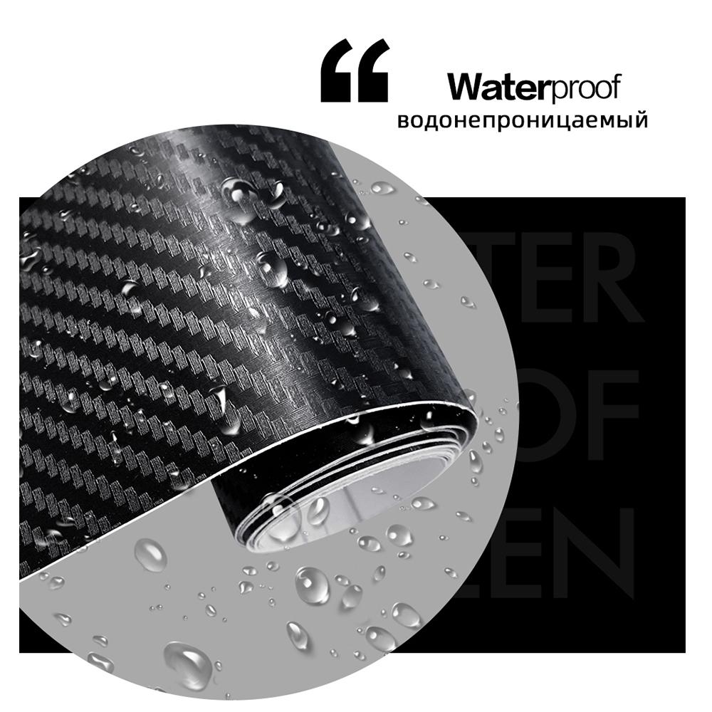 3D 5D Carbon Fiber Vinyl Wrap  Matte Black Self-Adhesive Vinyl Car Wrap Sticker Console Computer Laptop Case Color Change