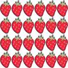 50 PCS 1.7x1.2inch Cartoon Fruit Iron On Patches Red Clothing Appliques for Bag