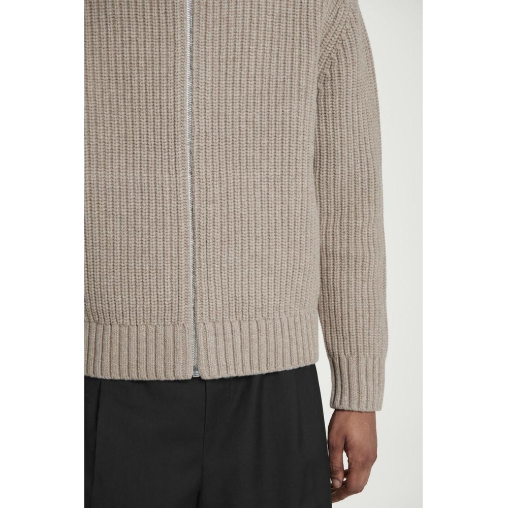 COS Японский шерстяной жакет с воротником-стойкой