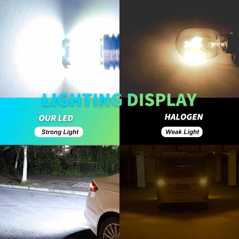 10 шт. светодиодная автомобильная лампа 1156 Ba15s P21w 1157 Bay15d Py21/5w 4014 45smd LED Canbus светодиодный указатель поворота T20 7440 7443 Стоп-сигналы 12В Указатель поворота 2