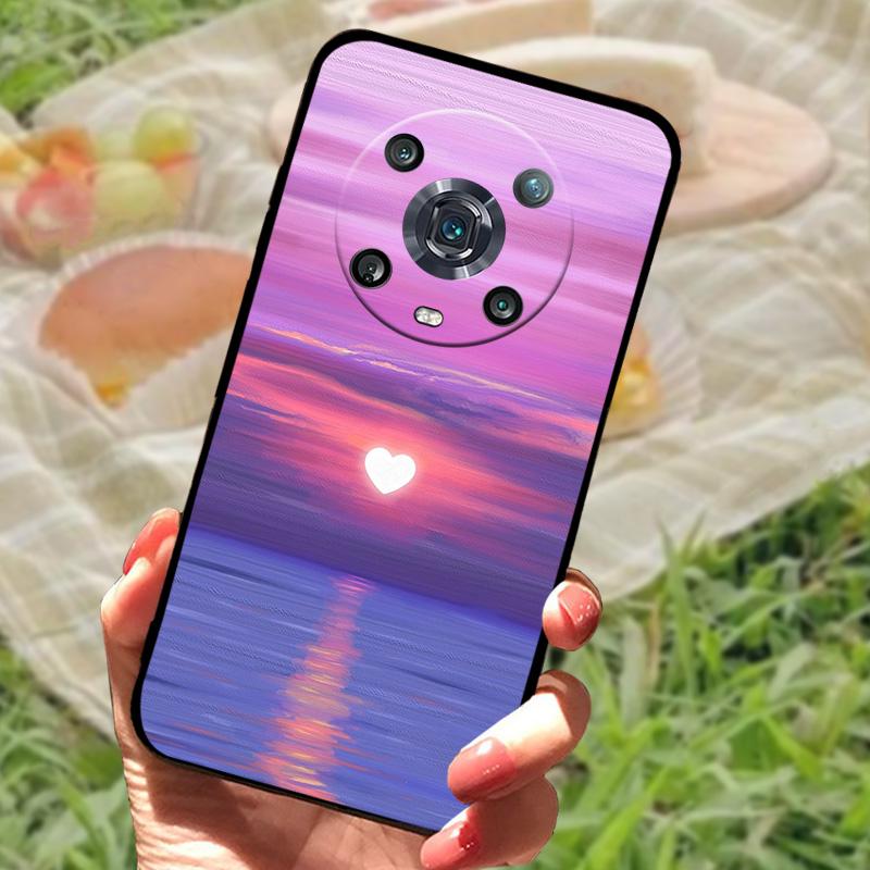 Чехол для Honor Magic 6 4 Lite 5G Модный ударопрочный силиконовый чехол для телефона Для Honor Magic 4 Pro 5G Honor X9B 5G Защитный Fundas