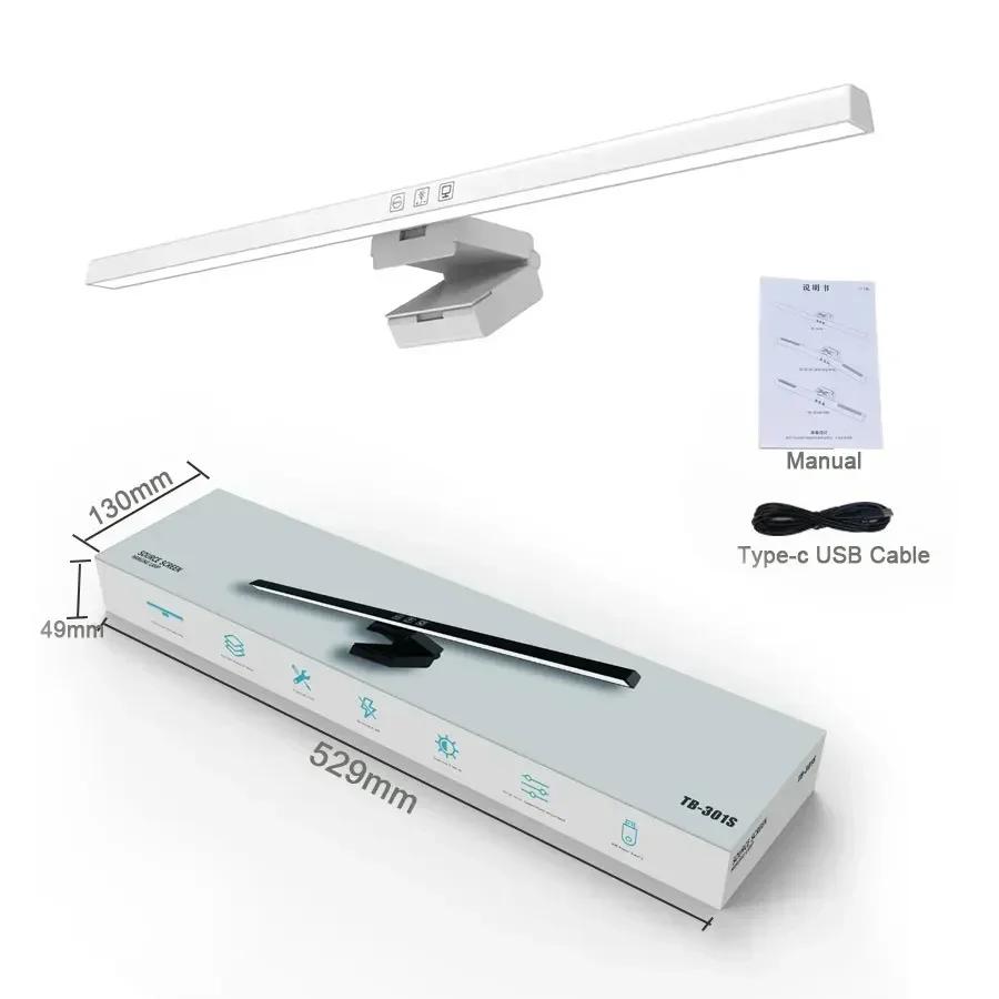 50CM USB LED Monitor Light Desk Lamp Screen Hanging Lights Stepless Dimming For Eye Protection Reading Light for Study Work