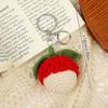 Artificial Crocheted Fruit Decorative Keychains Key Rings Key Chains Rings Holders Bags Pendants Key Holders Gift Accessories
