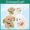 Adorable Bichon Frise Plush Dog Stuffed Animal Doll Soft Pillow For Girls Gifts