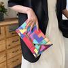 Fashion Rainbow Color Clutch Bags For Women Designer Handbags And Purses New Envelope Hand Bag Ladies Phone Pocket