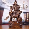 20X15X36CM Chinese Creative Guan Gong Ornaments, Guan Yu Statue, Living Room, Store, Offering Decorative Handicrafts