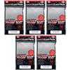 KMC Hyper Matte Clear Sleeves X 5 Sets (5 Packs/total 400 Sheets)