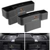2Pcs Multifunction Car Seat Organizer Seat Crevice Storage Box For 911 918 928 944 968 Boxster Carrera-GT Cayenne Macan Panamera