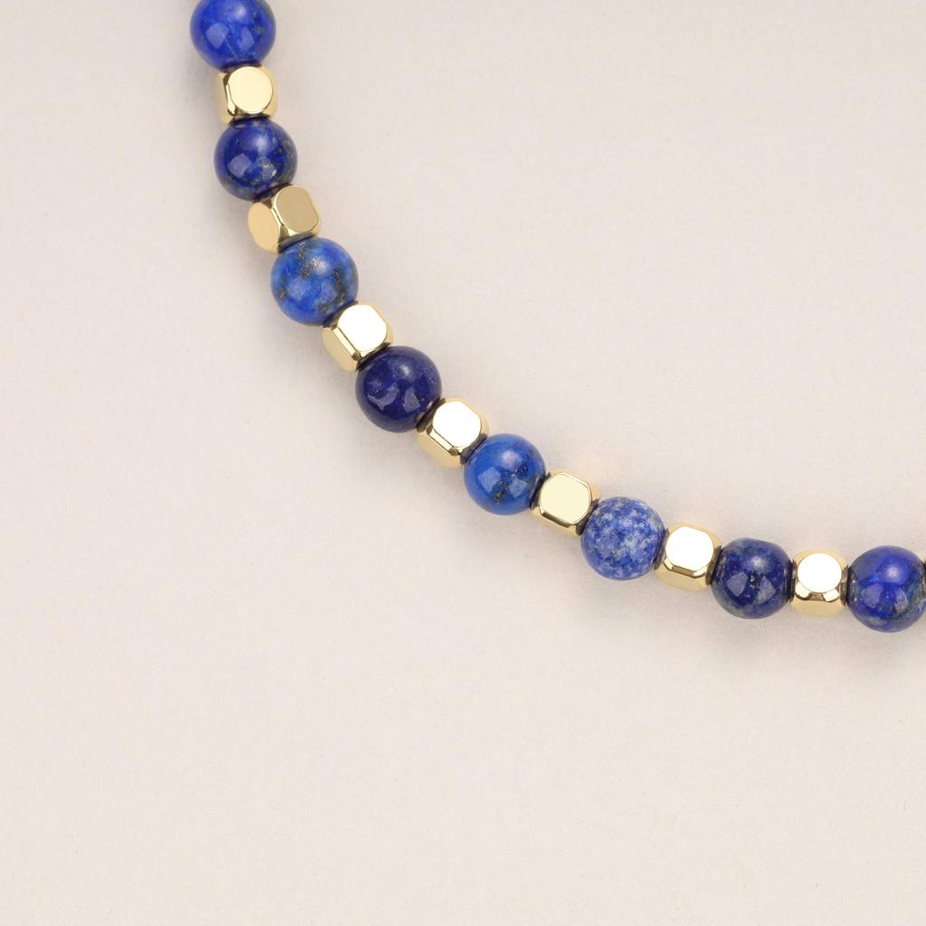 GAVU Men's Lapis Lazuli Birthstone Power Stone Bracelet