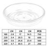 Tray Base Plant Saucers Transparent Color 10 Inches 6 Inches 8 Inches Plant Saucers Round Flower Pot Bottom Support