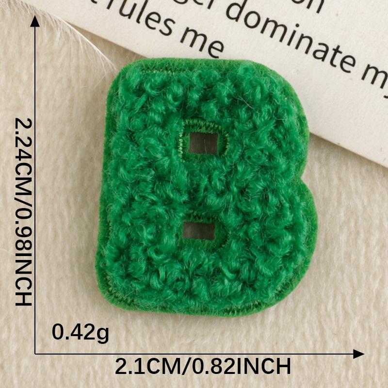 Вышитая нашивка этикетка полотенце вышитая нашивка оригинальная 26 букв одежда аксессуары DIY ручная работа аксессуары вышитая наклейка на ткань
