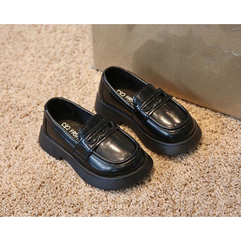 Корейские ретро повседневные детские туфли из кожи, новые осенние туфли в британском стиле