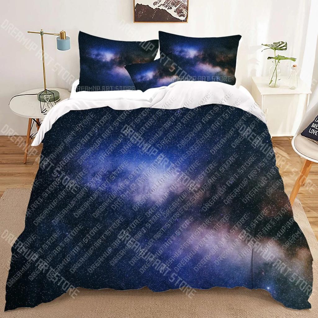 Galaxy Space 3D Bedding Sets Print Duvet Cover Adults_ Children Bed Comforter Birthday Gift Dropshipping