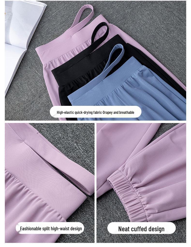 Женский спортивный комплект 2024 года с быстрой сушкой: Утренняя пробежка, Пеший туризм, Йога и Фитнес-наряд