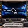 Wall Hanging Tapestry Custom NameSheffield Wednesday FC Pattern Personalized Printed Fabric Wall Decor
