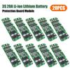 20 ШТ. 3S 20A 18650 Плата защиты BMS 59x20x4 мм 12,6 В Зарядное устройство PCB 10A Зарядка Защита от перезаряда и перегрузки по току для дрели Mot