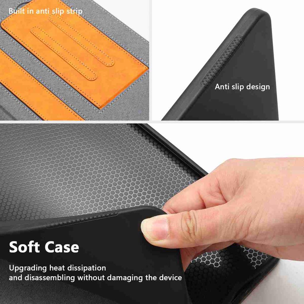 For Samsung Galaxy Tab S6 Lite (2024) Case - Durable Faux Leather Cover w/Adjustable Stand & Anti-Slip Grip (5 Colors)