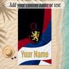 Beach TowelLyon FC Custom Name Text Personalized Soft Towel for Beach Pool Indoor Home Decor Gift