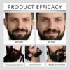 Beard Wash & Care Set: Beard cleansing cream + beard care oil. Provides cleansing and care, long-lasting moisture, prevents dryness and frizz.