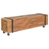 Vidaxl Stojak Pod Telewizor, 110X30X32,5 Cm, Lite Drewno Tekowe