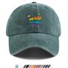 pc Rainbow Gradient PRIDE MONTH Letter Print Baseball Cap Creative Geometric Star Pattern Sun Hat Trendy Individual Street