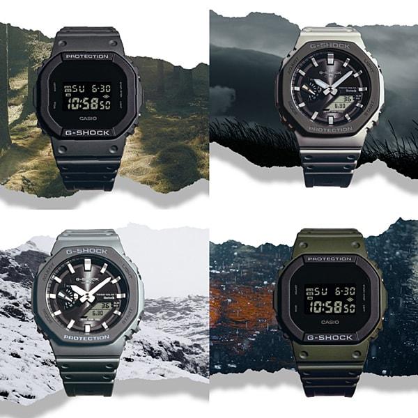 Casio Мужские часы G-SHOCK GA-B2100LUU-5AJF [серия G-SHOCK Urban Utility] Круглые цифровые аналоговые часы