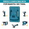 Wall-mounted Wall Battery Bracket Wear-resistant Battery Base Electric Tool Holder for Makita 18V
