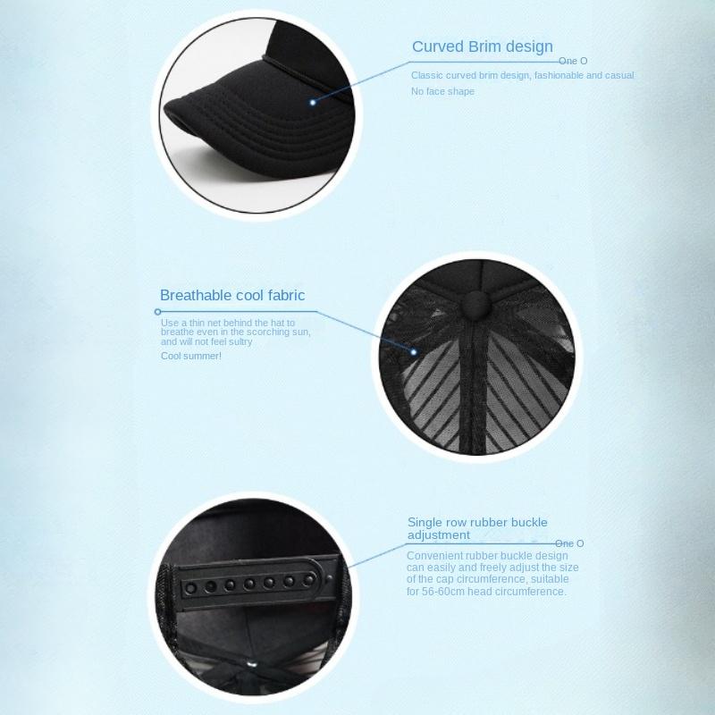 ZEXIN Модная сетчатая кепка с вышивкой и буквенным принтом, летняя кепка для грузовика, солнцезащитная шляпа от солнца, шляпа от солнца