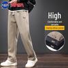 Мужские вафельные свободные прямые спортивные штаны NASA NOAH