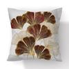 Ginkgo Leaves Pillows Case Home Decorative Cushion Cover Golden Polyester Print Pillowcase Car Sofa Pillow Case Home Decor 45*45