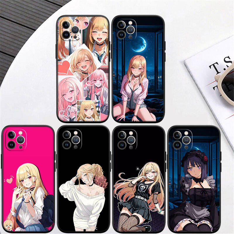MH94 Чехол для телефона My Dress-Up Darling для iPhone 7 8 11 12 13 14 15 16 17 16E XS Pro Max XR X SE Air