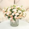 Artificial Carnation 20 Heads Realistic Fake Silk Flower Wedding Party Home Office