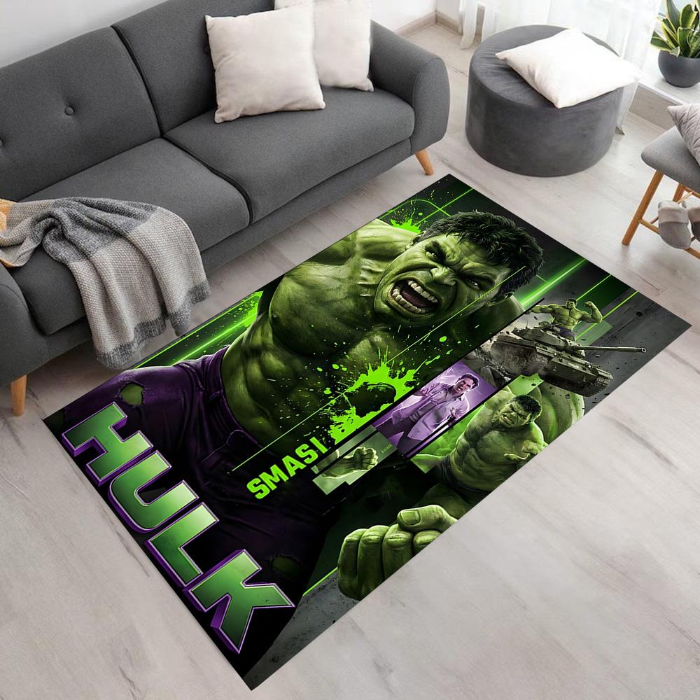 Hulk Comic Panels Floor Mat Perfect for Dormitory Study room Living Rooms Outdoor Anti-slip Rug Decorate Offices Birthday/Christmas Gift