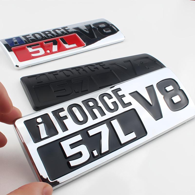 TUNDRA IFORCE 5.7L V8 sticker car logo TRD pickup truck logo