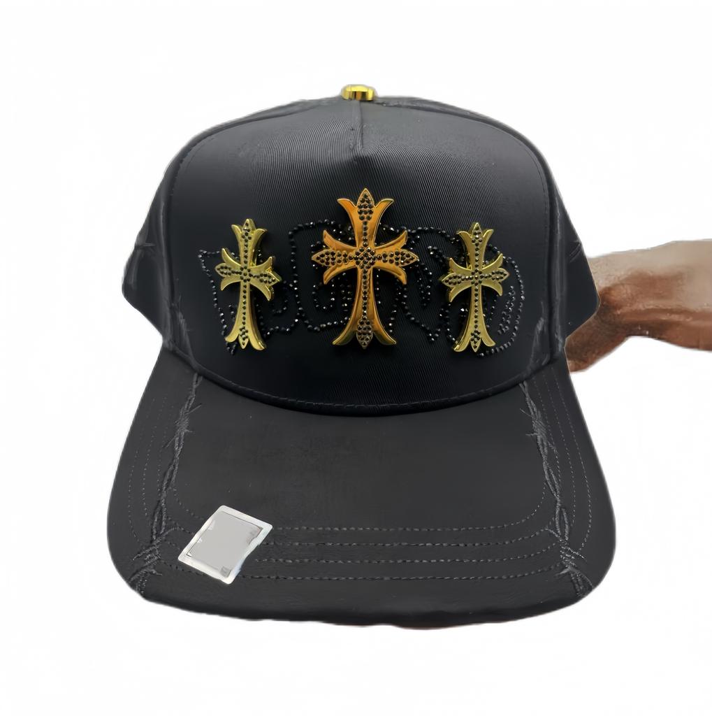 High Quality 5-Panel Curved Brim Baseball Cap with Rhinestone Embellishments Terry Fabric Dobby Style-Sporty Unisex Adult Hat