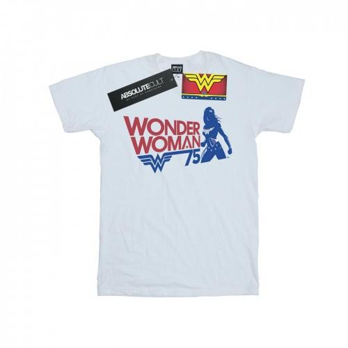 DC Comics Womens/Ladies Wonder Woman Seventy Five Cotton Boyfriend T-Shirt