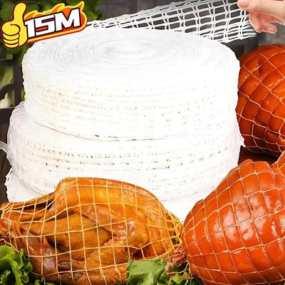 30/1M Рулонная сетка для мяса Эластичная сетка для ветчины и колбасы Упаковочная сетка для хот-догов Кухонные принадлежности Хлопковая сетка для мяса Инструменты для приготовления пищи