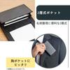 Raymay Fujii Держатель для визиток с блокнотом Черный GLN1055B, Gloire, Держатель, Кожа,