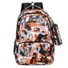 Large Backpack Printed Capacity Wear Resistant Schoolbag Student