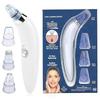 BRIGHTZONE 4-in-1 Blackhead Remover Vacuum - Electric Pore Cleaner with Adjustable Suction & Interchangeable Heads - Facial Device for Men & Wome