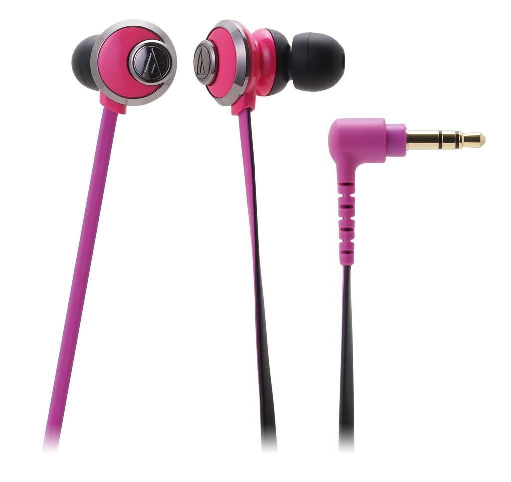 Внутриканальные наушники Audio-Technica Розовые ATH-CKF77