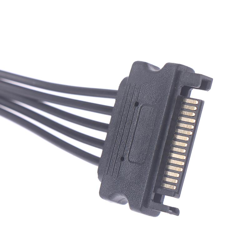 Sata To 15Pin Male To Female Power Extension Cable Hdd Ssd Sata Power Cable 20Cm
