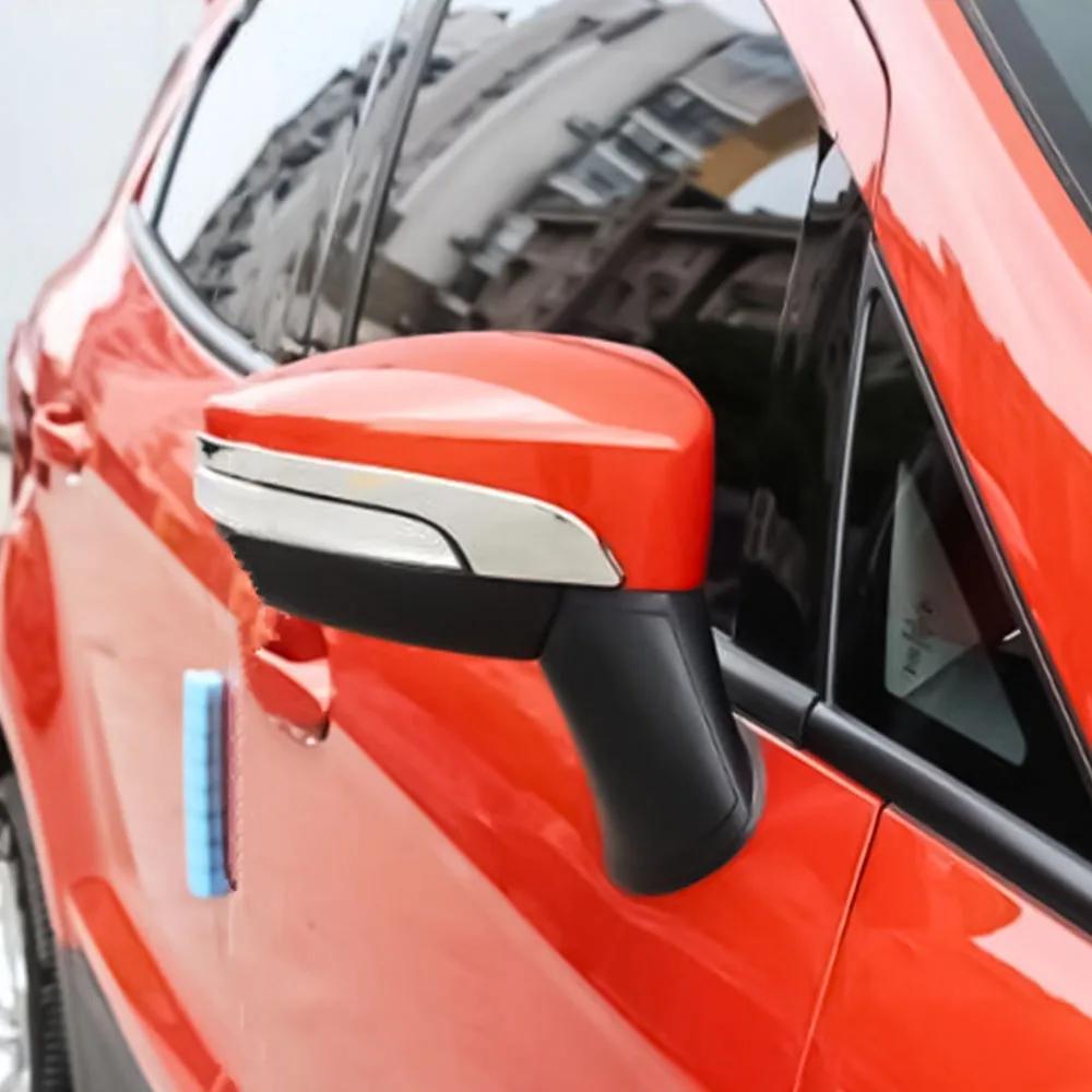 Для Ford Kuga Escape Ecosport 2013-2019 Накладка на полосу зеркала заднего вида Защитная накладка Наклейка на крышку бокового зеркала Аксессуары