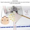 Brown Thread Cutter Beech Wood Sewing Tools Durable Yarn Cutting Tool  For Quilting