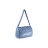 Li Ning X Pleasures Collaboration Adjustable Shoulder Strap Zipper Closure Denim Crossbody Bag Unisex bags Blue-Denim ABDT337-2