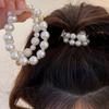 1PC Temperament, Pearl, Hair Ring, Simple, Fashion, Leather Band, Headband, High Elasticity, Female, Tie Head, Hair Rope, Hair J