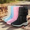 Women Boots Winter Keep Warm Mid Calf Snow Boots for Women Winter Boots Outdoor Sneakers Lovely Girls Fluff Plush Winter Shoes